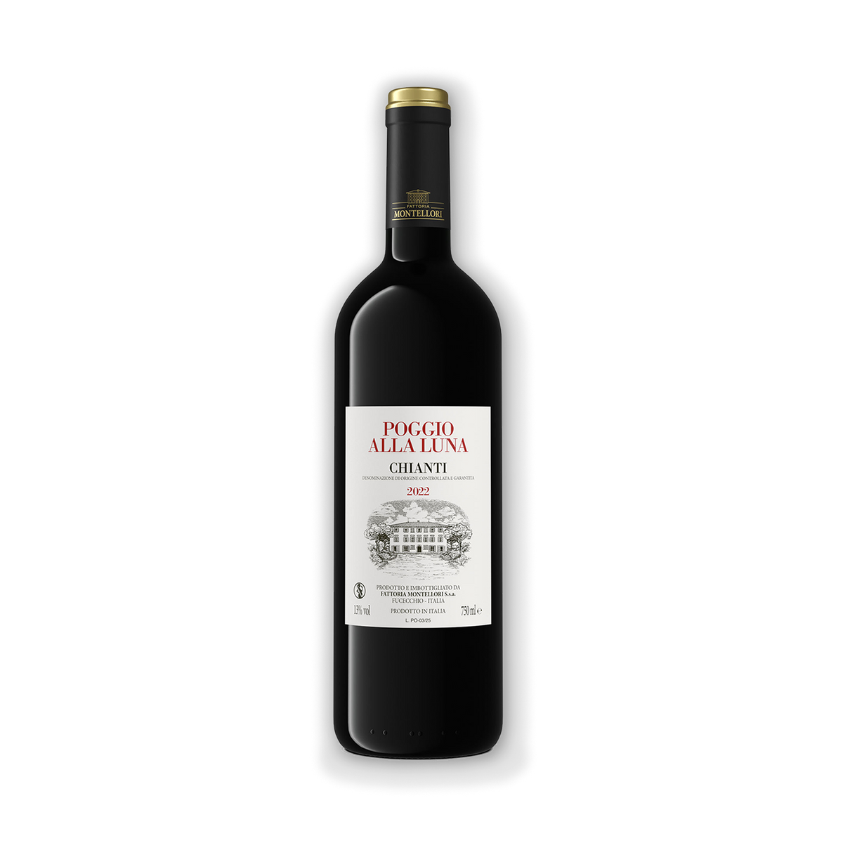 Chianti Poggio Alla Luna 2022 — vinho tinto da Montellori | Italy Import