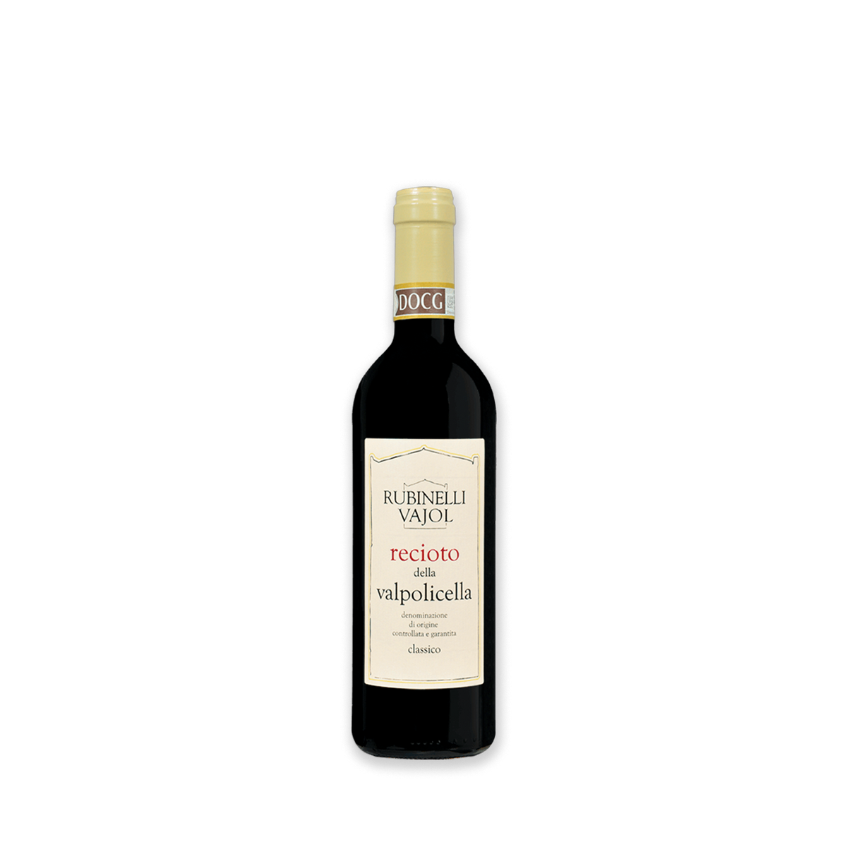 Recioto Della Valpolicella Classico DOCG 2016 (500ml) — vinho tinto da Rubinelli Vajol | Italy Import